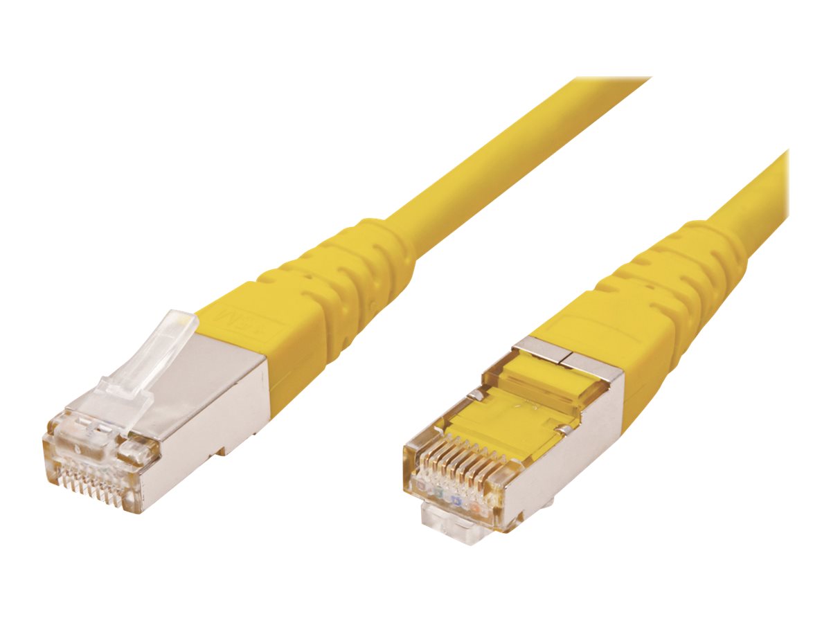 ROLINE Patchkabel Kat.5e Class D FTP gelb 1m - Verpackung