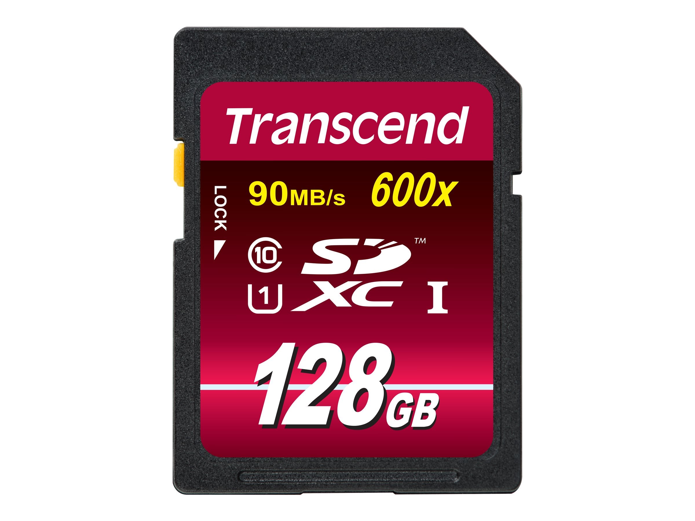 TRANSCEND Ultimate 128GB SDXC UHS-I Card Vorderansicht