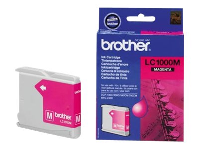BROTHER LC-1000 Tinte magenta im Einsatz