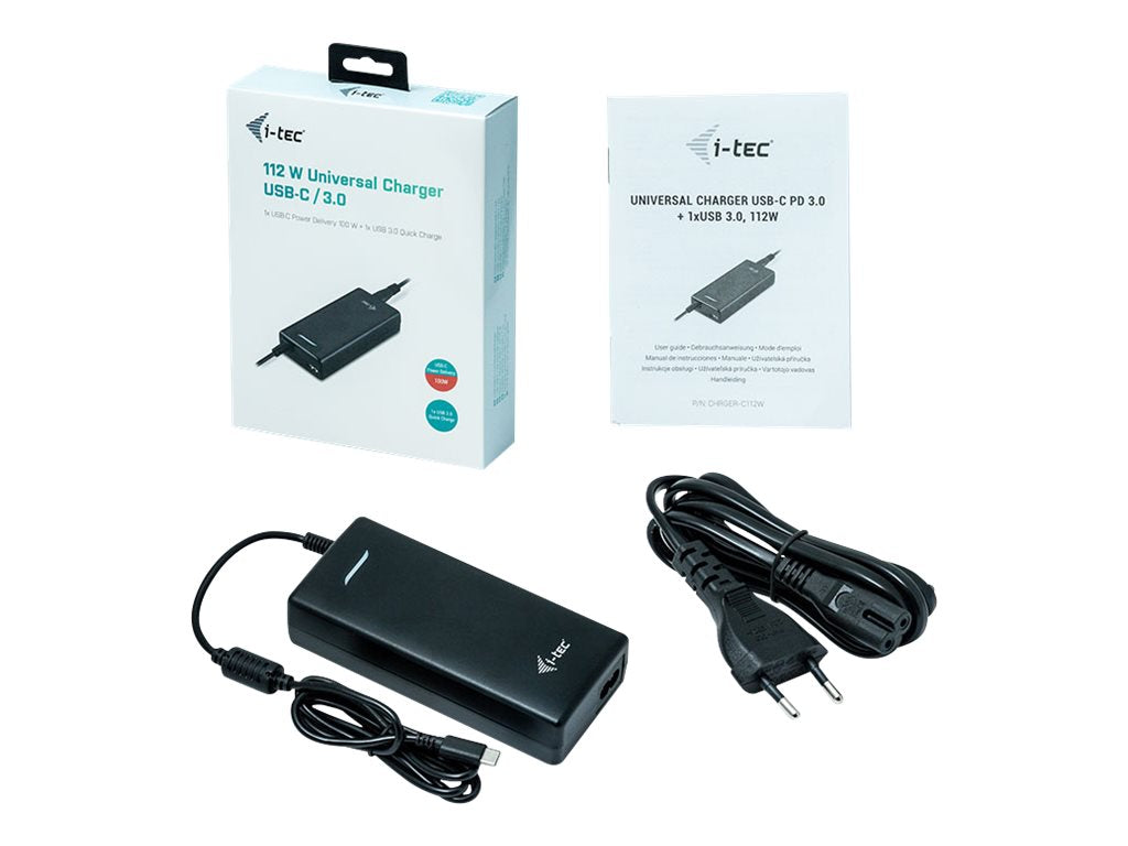 I-TEC USB C Universal Charger 112W Vorderansicht