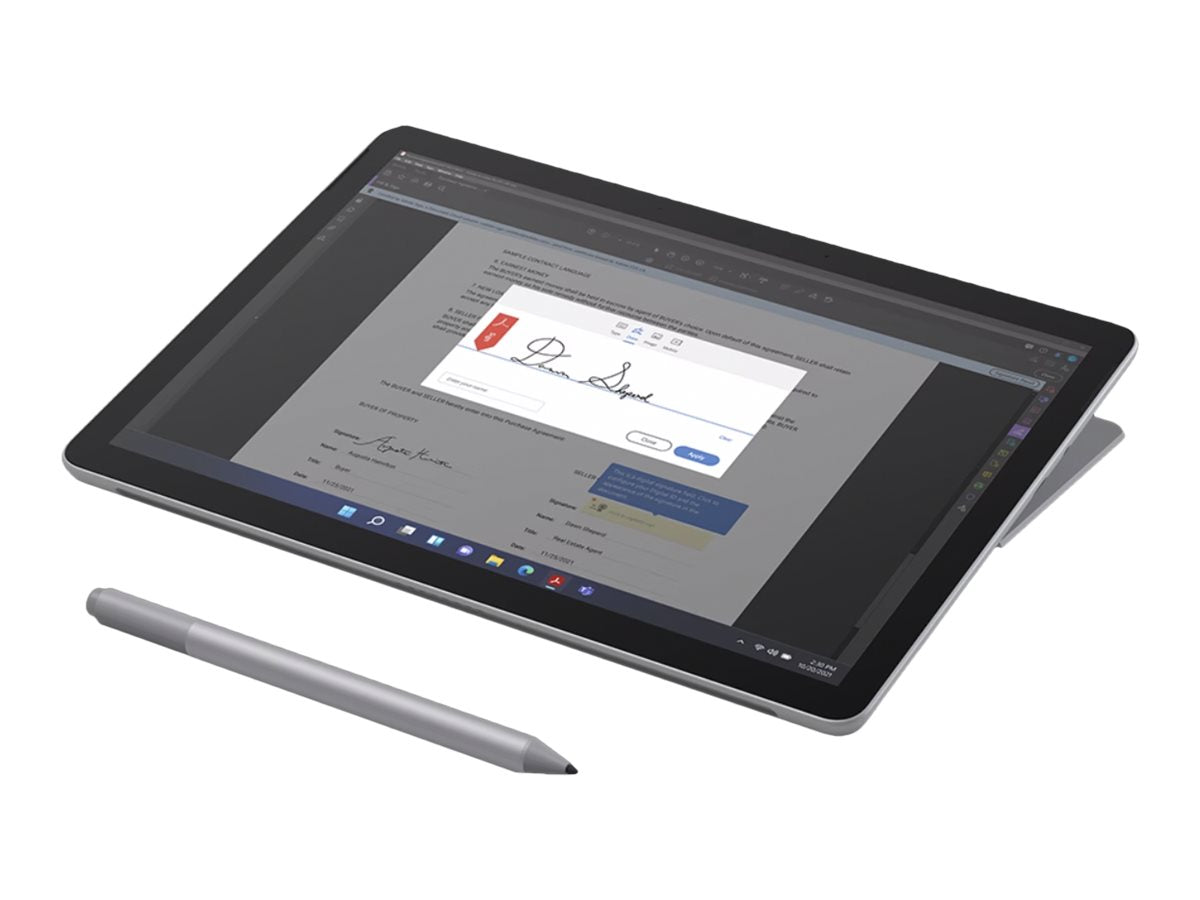 Detailansicht des Bildschirms des MICROSOFT Surface Go4 Intel N200 10,5 Zoll Tablets