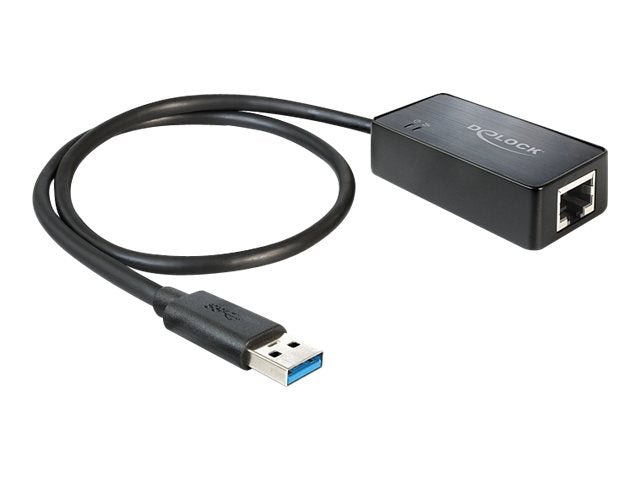 DELOCK Adapter USB 3.0 Ethernet RJ45 10/100/1000 - Vorderansicht