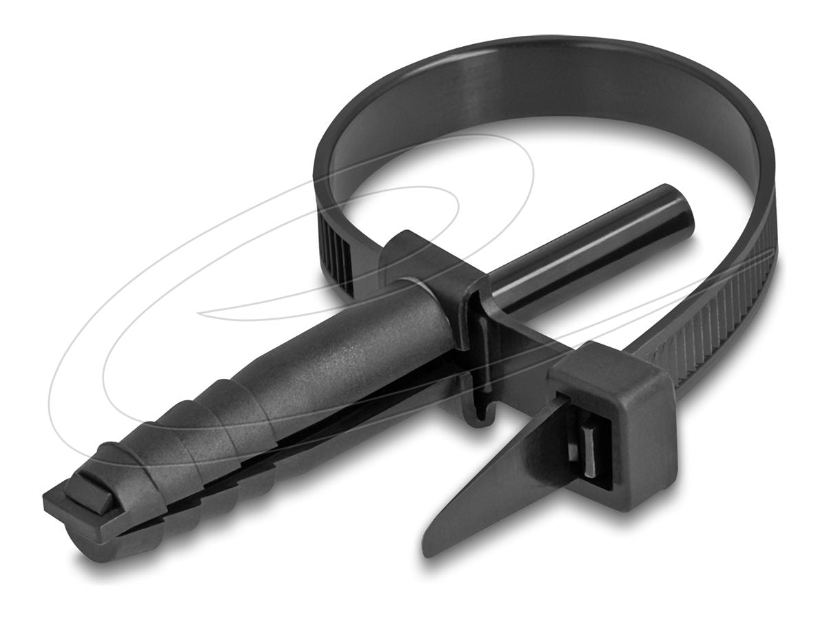 DELOCK Kabelbinder mit Dübel Vorderansicht