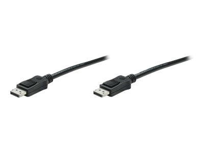 TECHLY DisplayPort 1.4 Anschlusskabel schwarz 0,5m - Detailansicht