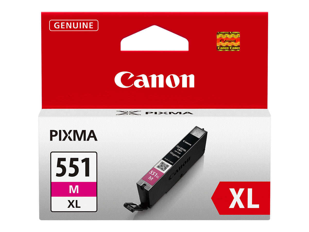 CANON CLI-551XLM Tintenbehälter magenta Verpackung