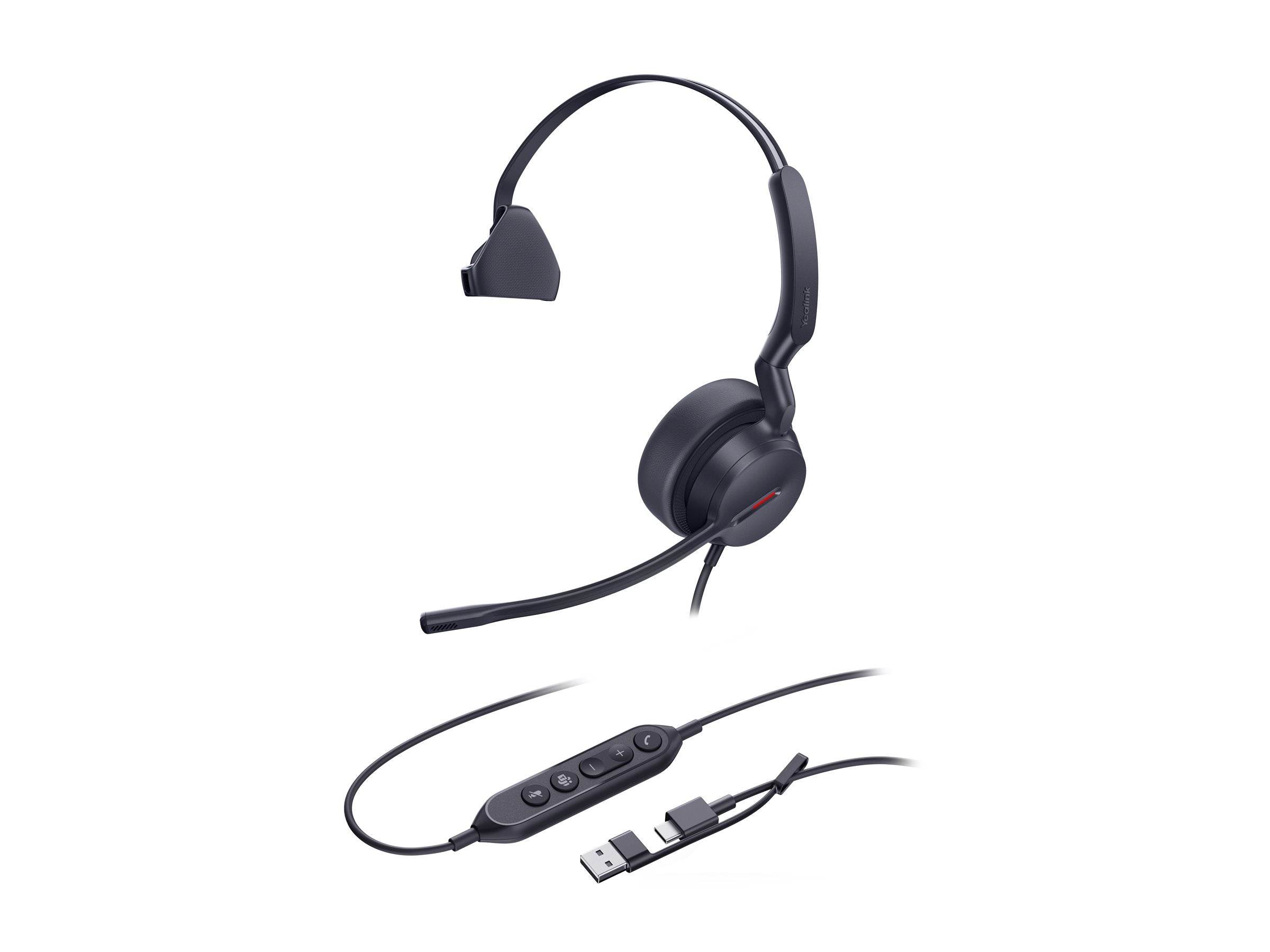YEALINK UH44 Mono Teams USB-C-A Vorderansicht