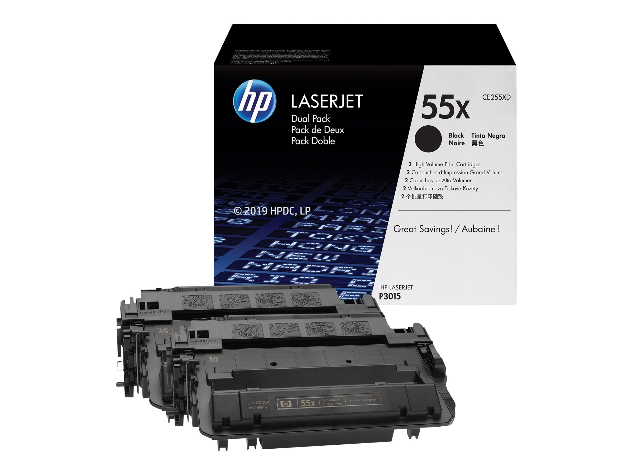 HP CE255XD Tonerpatrone Detailansicht