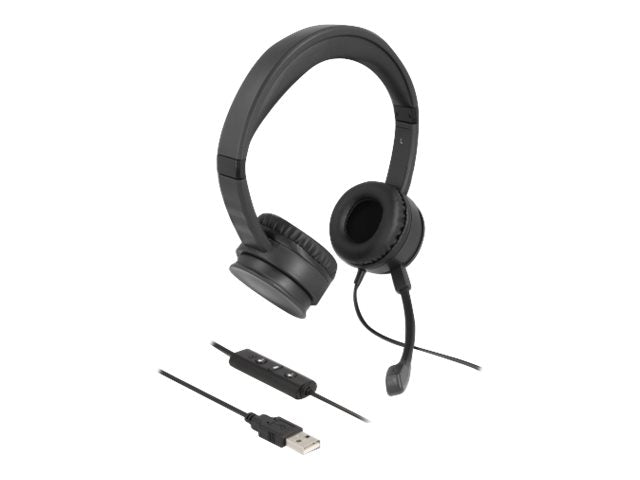 DELOCK USB Stereo Headset Vorderansicht