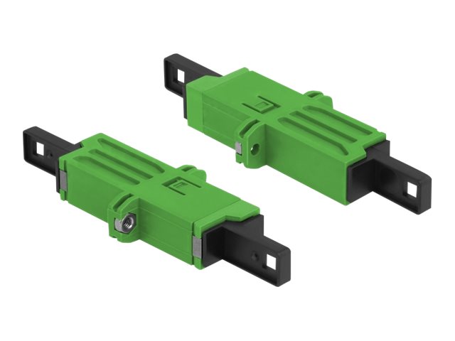 DELOCK LWL Kupplung E2000 Simplex Buchse Vorderansicht