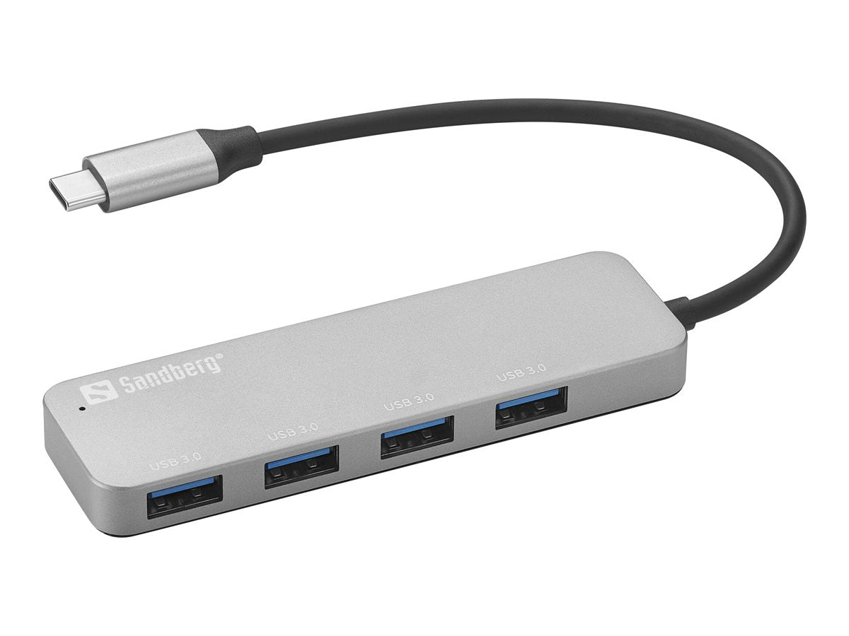 SANDBERG USB-C to 4 x USB 3.0 Hub SAVER Verpackung
