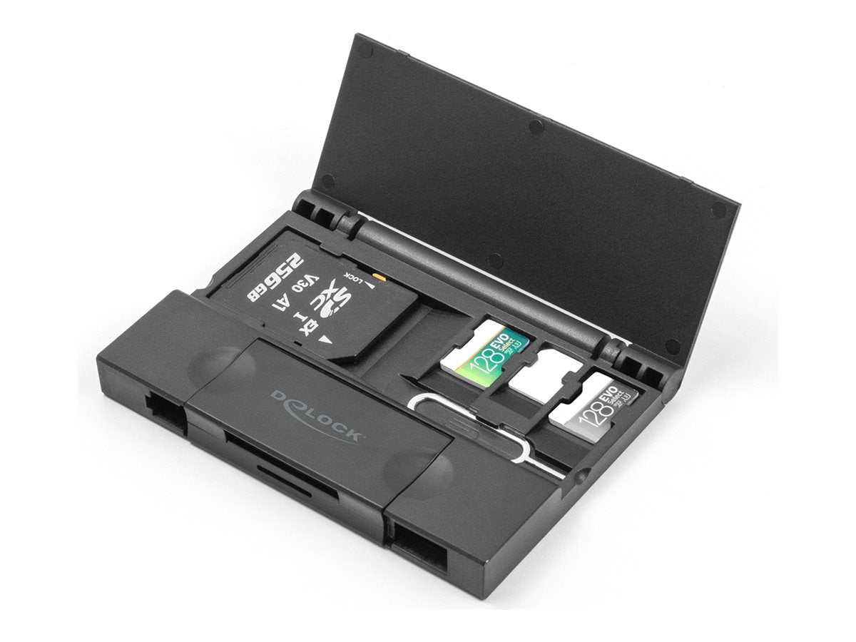 DELOCK Card Reader USB 5 Gbps USB Type-C Vorderansicht