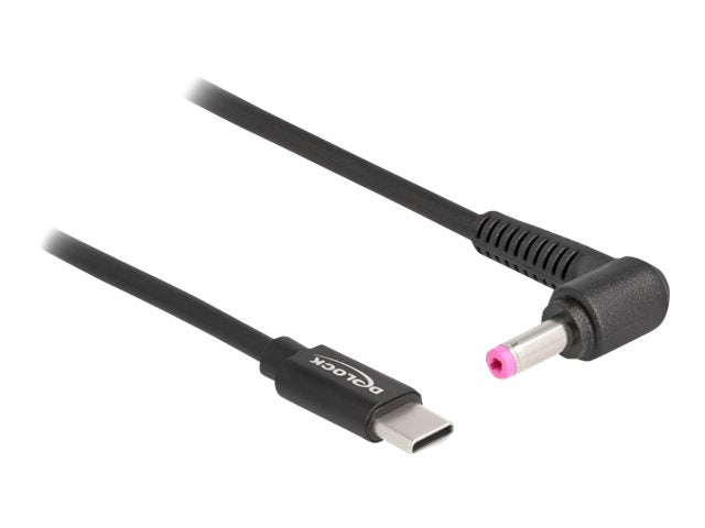 DELOCK Notebook Ladekabel USB Type-C Stecker zu HP 4,8 x 1,7mm Stecker - Vorderansicht