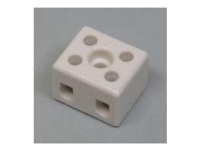 BACHMANN Keramik-Buchsenklemme 4mm 2-polig Vorderansicht