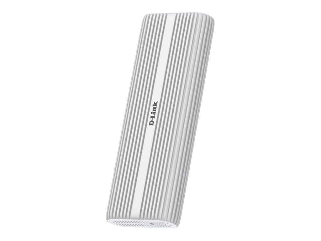 D-LINK DSP-411 USB-C 4.0 M.2 NVMe SSD-Gehäuse Vorderansicht