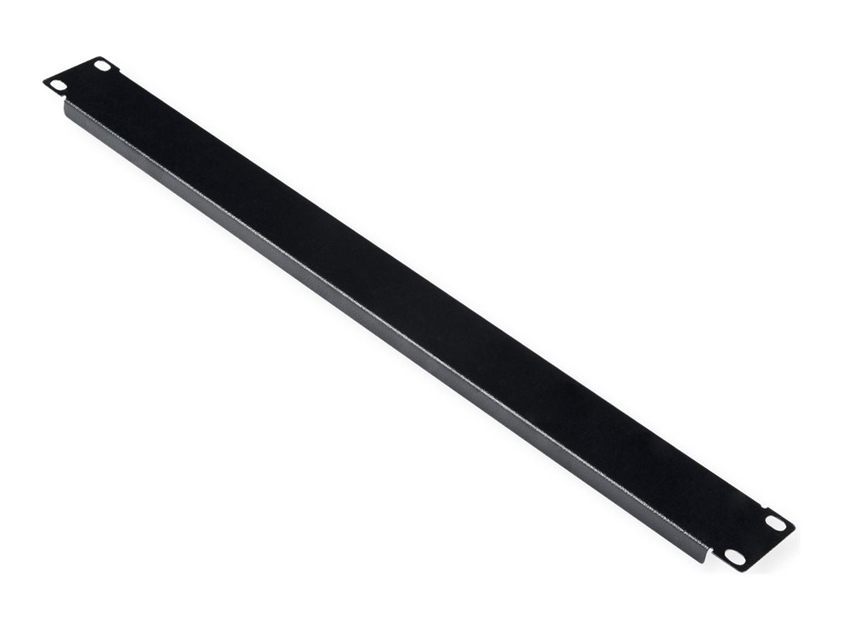 ROLINE Blindblende 48,26cm 19Zoll 1 HE schwarz - Vorderansicht