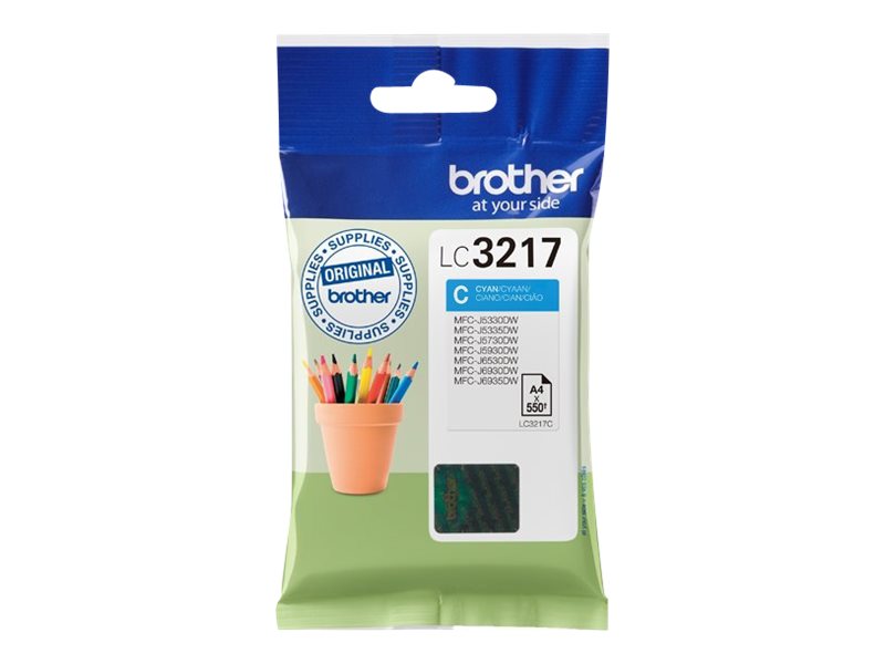 BROTHER LC-3217C Tinte Cyan Detailansicht