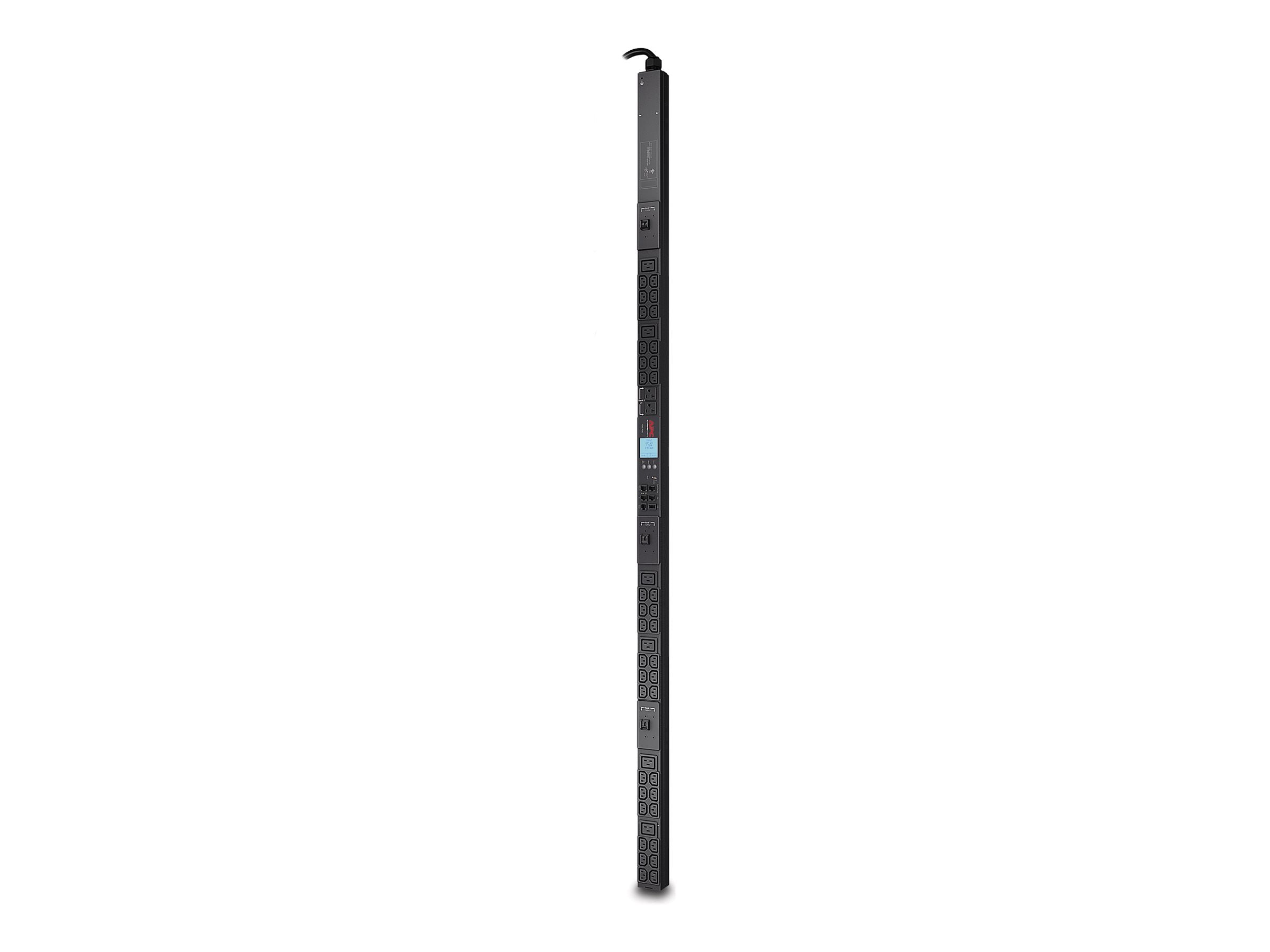 APC Rack PDU 2G Metered Zero U 8.6kW 208V Vorderansicht