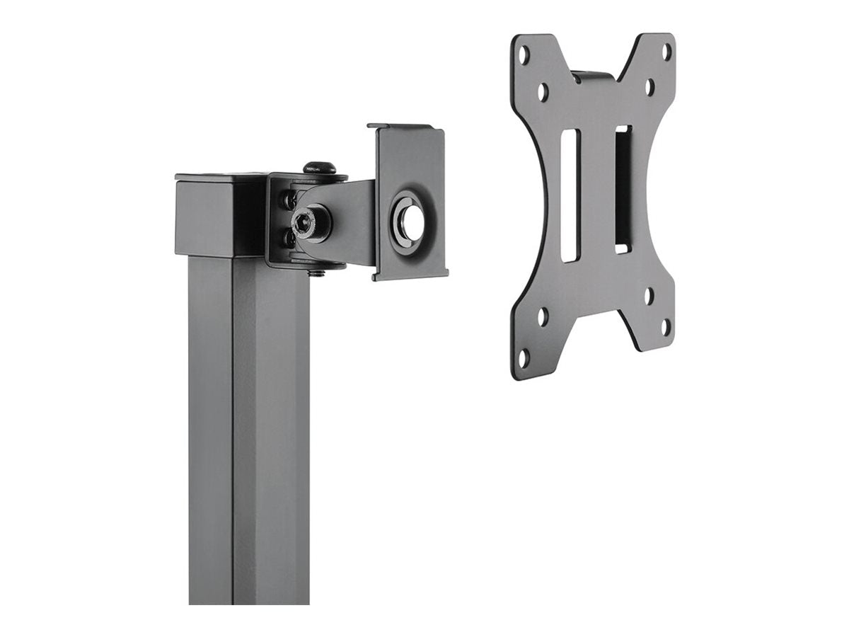 NEOMOUNTS D865BLACK DeskStand Tischständer Seitenansicht