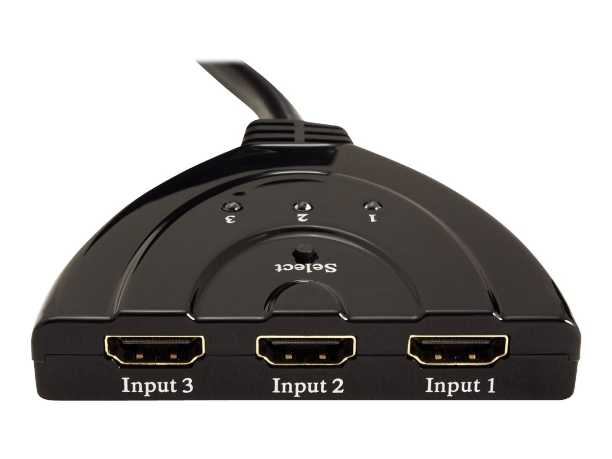 VALUE HDMI Switch 3-fach Rückansicht
