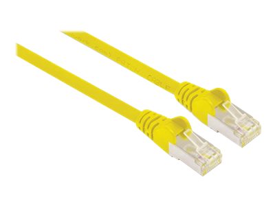 INTELLINET Netzwerkkabel Cat6A S/FTP 0,5m gelb Anschlussansicht