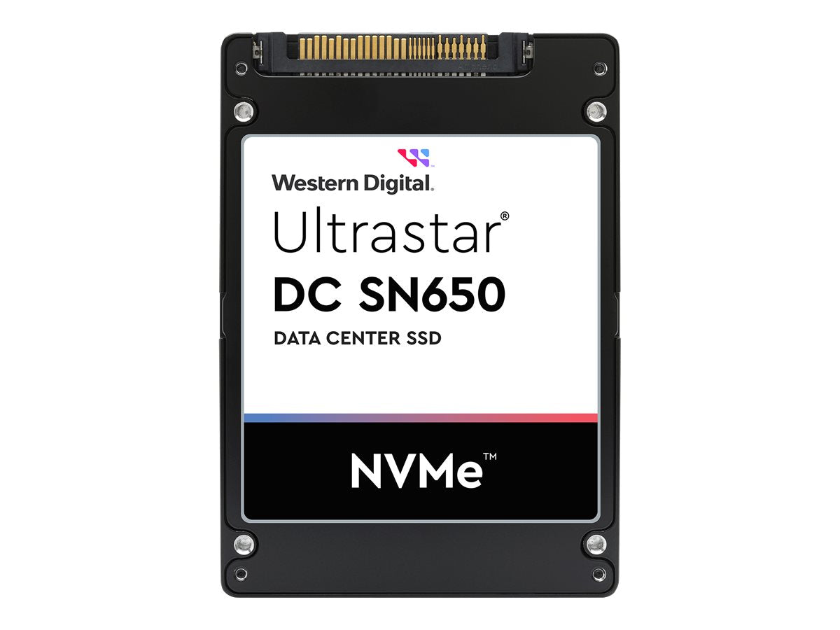 Verpackung der WESTERN DIGITAL Ultrastar DC SN650 U.3 15MM 15360GB SSD