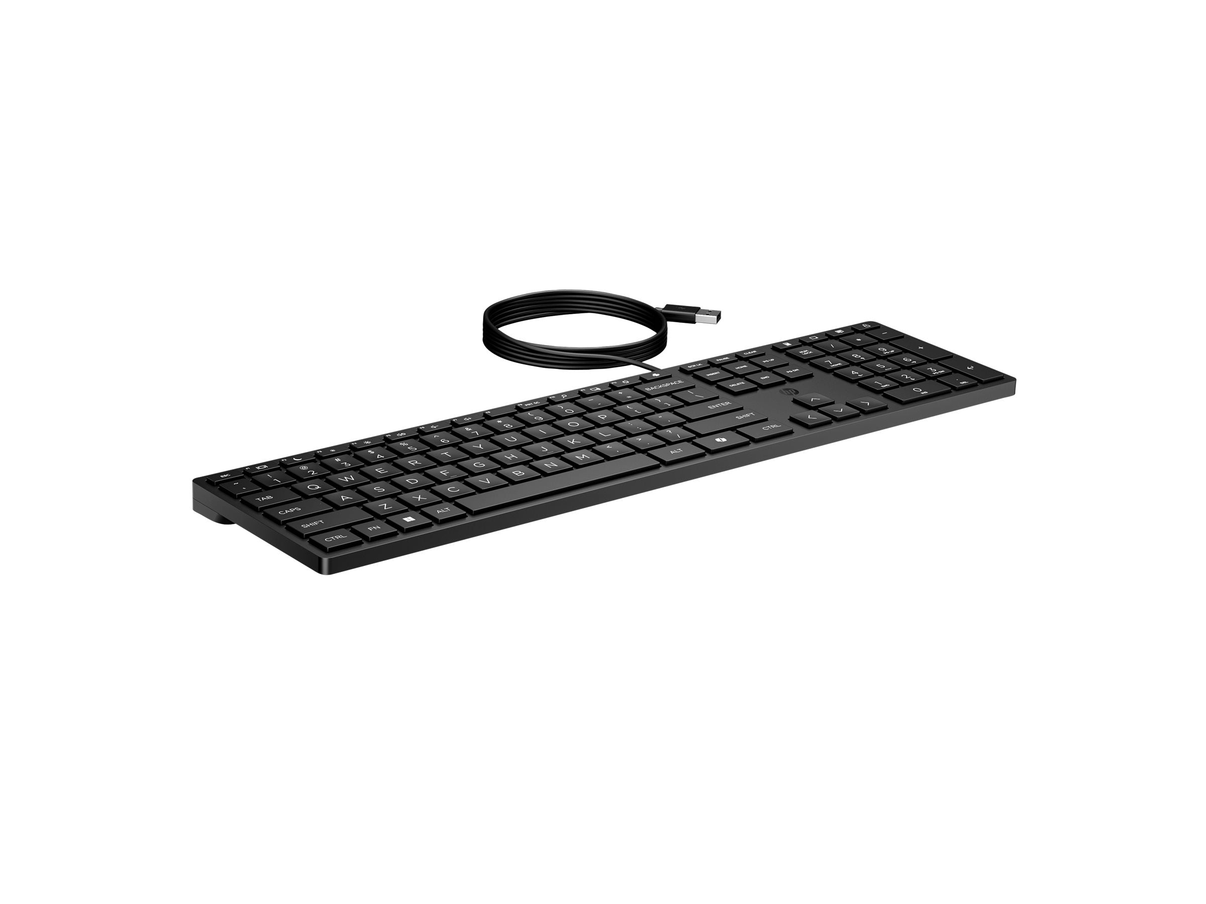 HP Wired 320K Keyboard Nordic (UK) Detailansicht Tasten