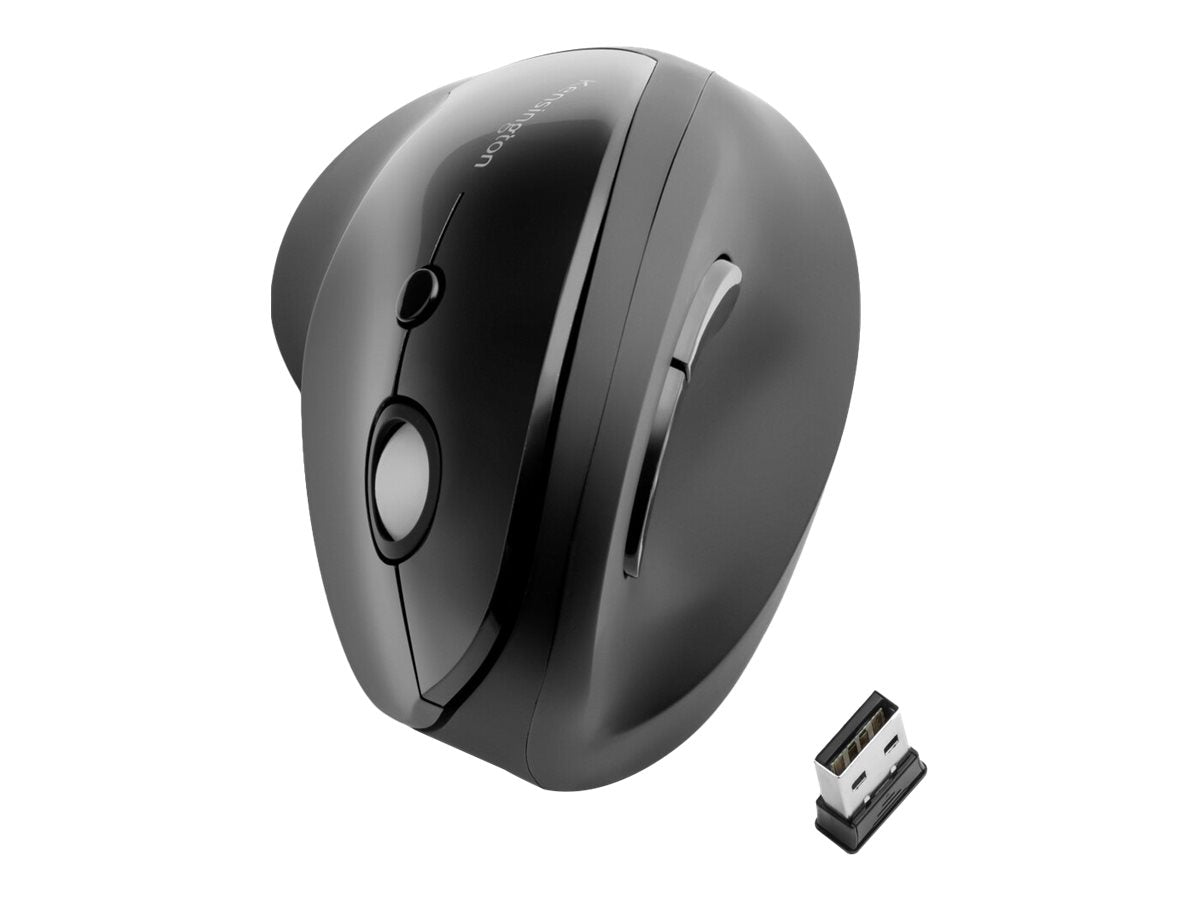 KENSINGTON Pro Fit Ergo Vertikale Funkmaus Schwarz - Vorderansicht