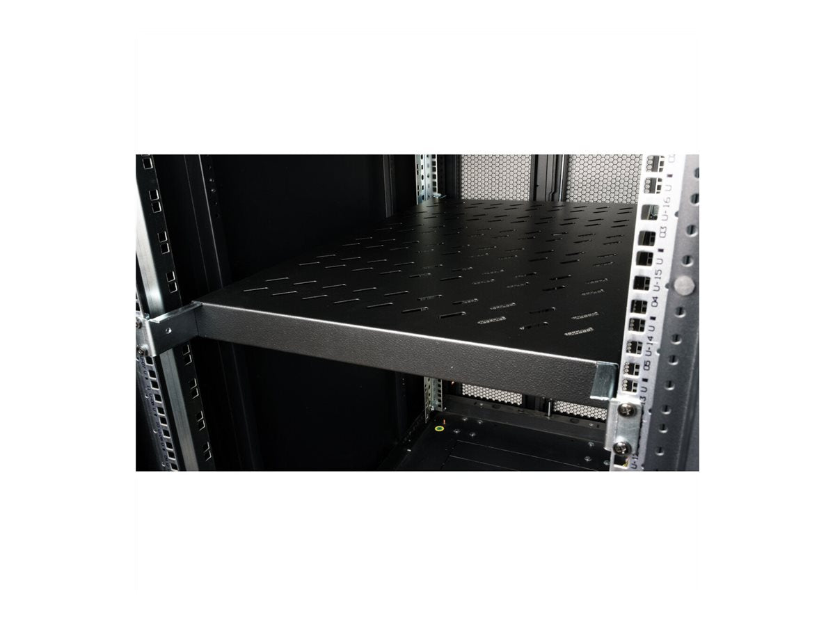 ROLINE Fachboden 48,26cm 19Zoll 1 HE 770 T 50 kg schwarz - Detailansicht