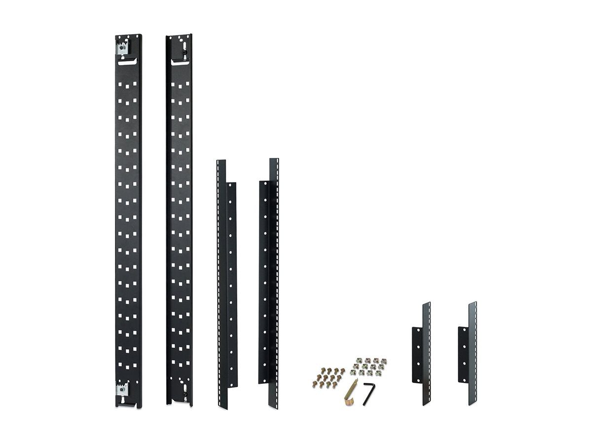 APC NetShelter SX 48U Rack-Schienen-Kit Vorderansicht