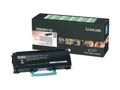 LEXMARK X264, X363, X364 Toner schwarz hohe Kapazität Vorderansicht