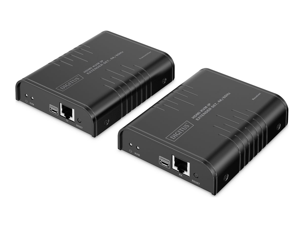 DIGITUS HDMI IP KVM Extender Set 4K/60Hz Vorderansicht