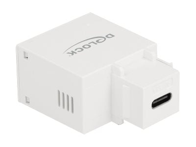DELOCK Keystone Modul mit USB Type-C Ladebuchse 2,1 A - Montageansicht