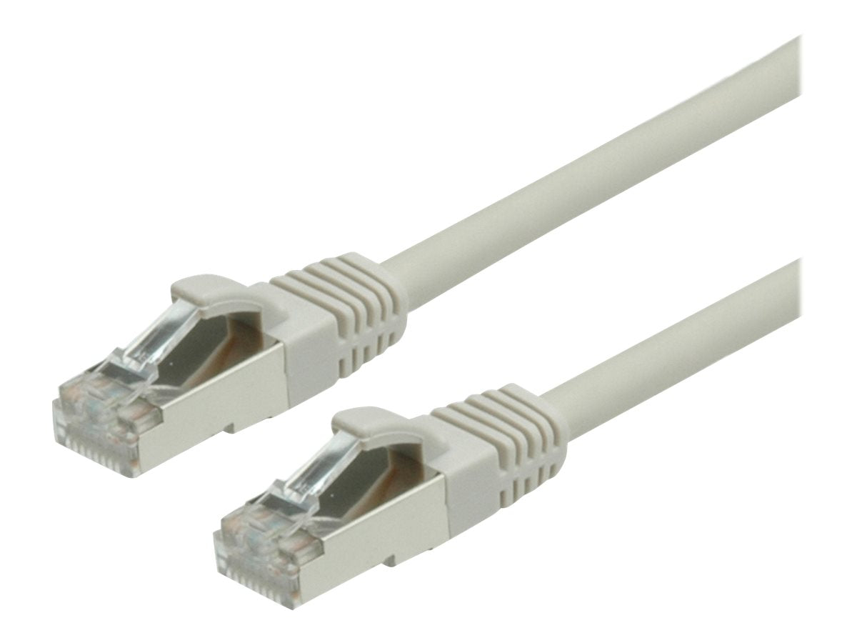 VALUE Patchkabel Kat.6 Class E S/FTP PiMF LSOH grau 0,5m Verpackung