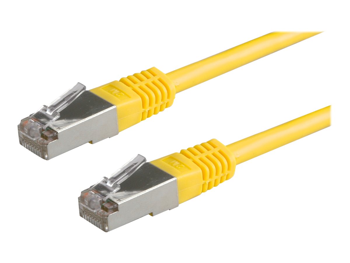 ROLINE Patchkabel Kat.5e Class D S/FTP gelb 5m - Verpackung