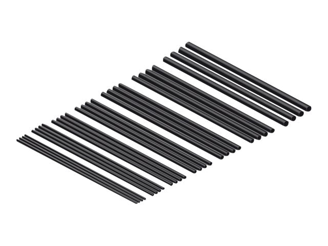 DELOCK Schrumpfschlauch Sortiment 100mm schwarz - Vorderansicht