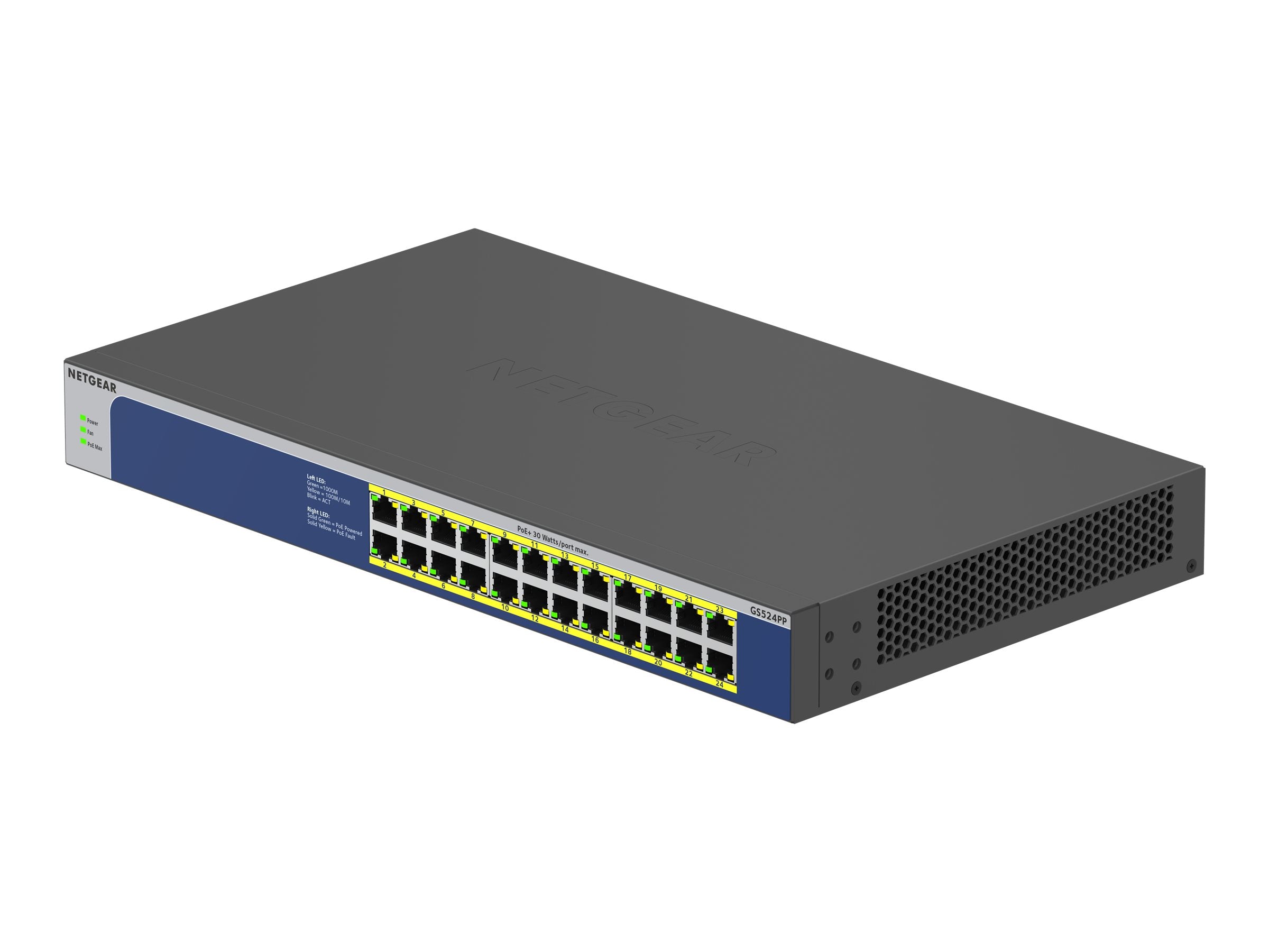 NETGEAR 24PT GIGE UNMNGED SWTCH W/ POE++ Verpackung