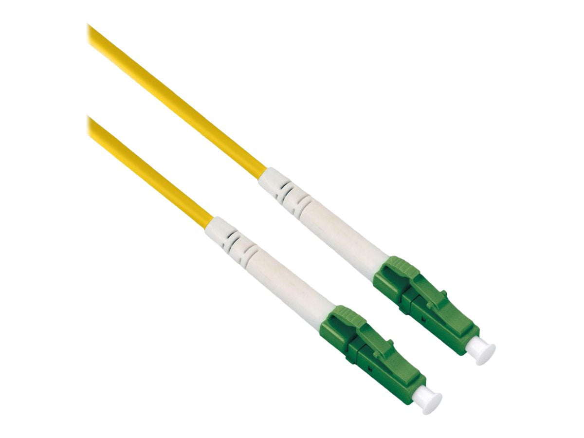 ROLINE Glasfaserkabel 9/125 um OS2 LC/LC LSOH APC simplex gelb 1m - Vorderansicht