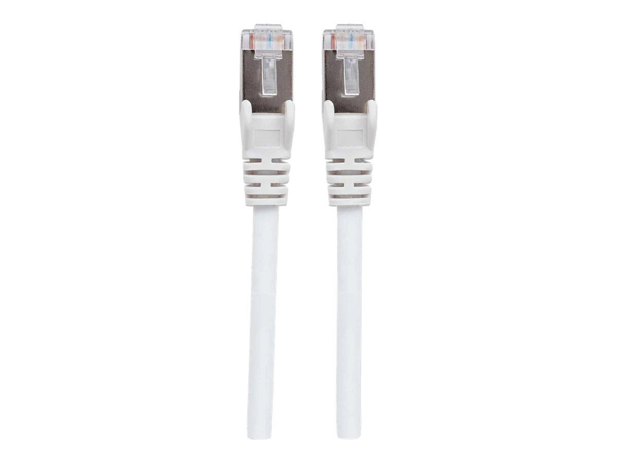 INTELLINET Cat6aPro Kabel Cat7 Rohkabel 15m weiss RJ45 reines Kupfer LS0H halogenfrei AWG 26 vergoldete Kontakte 10 Gigabit