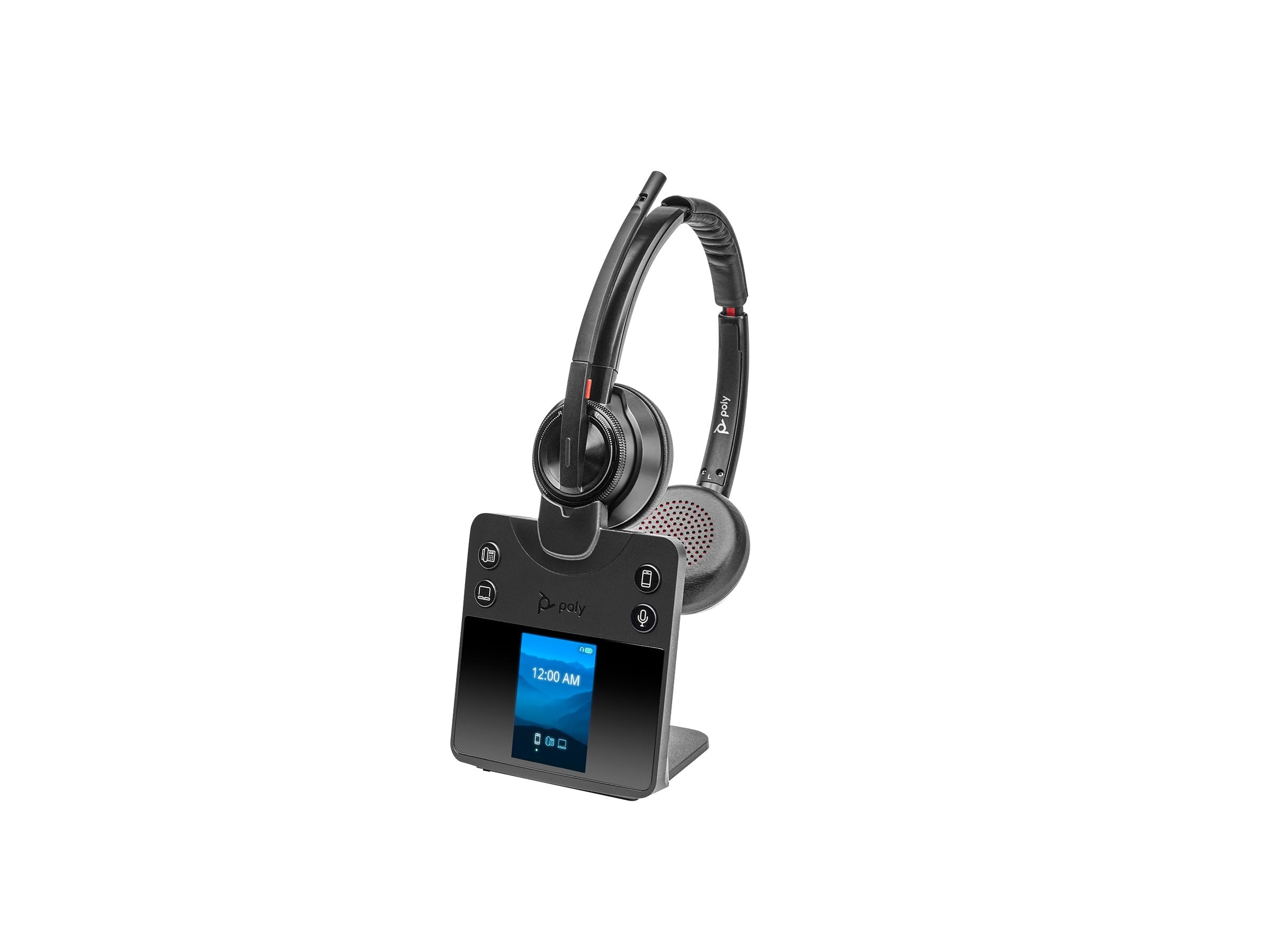 HP Poly Savi 8420 Office Stereo DECT Headset - Vorderansicht