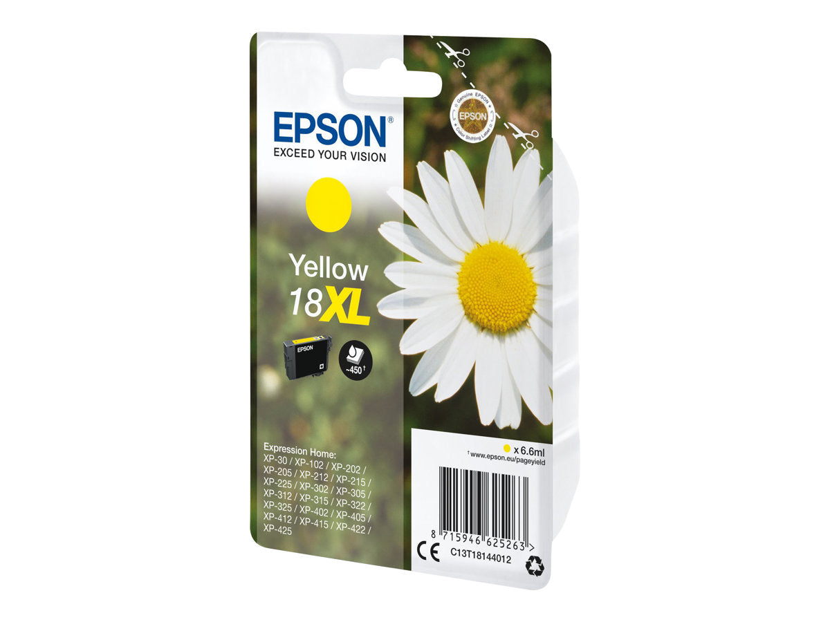 EPSON 3LB 18XL Tintenpatrone Gelb Verpackung