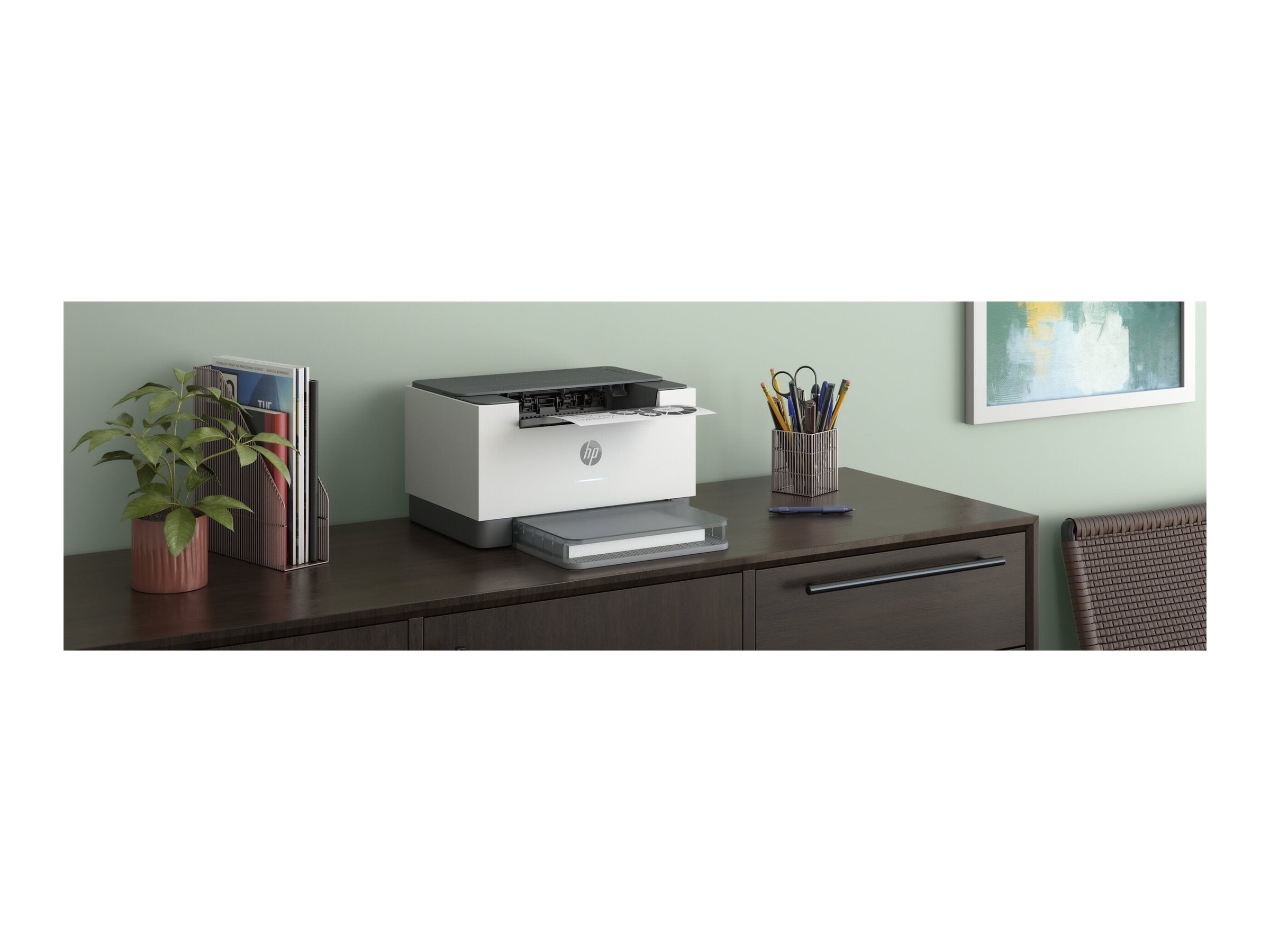 HP LaserJet M209dw Drucker Seitenansicht