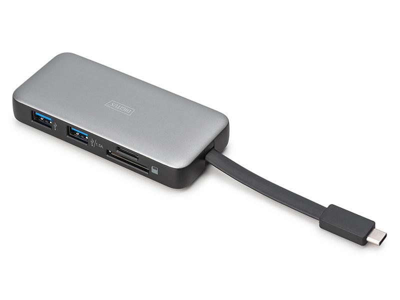 DIGITUS USB-C Travel Docking Station 7-Port Verpackung