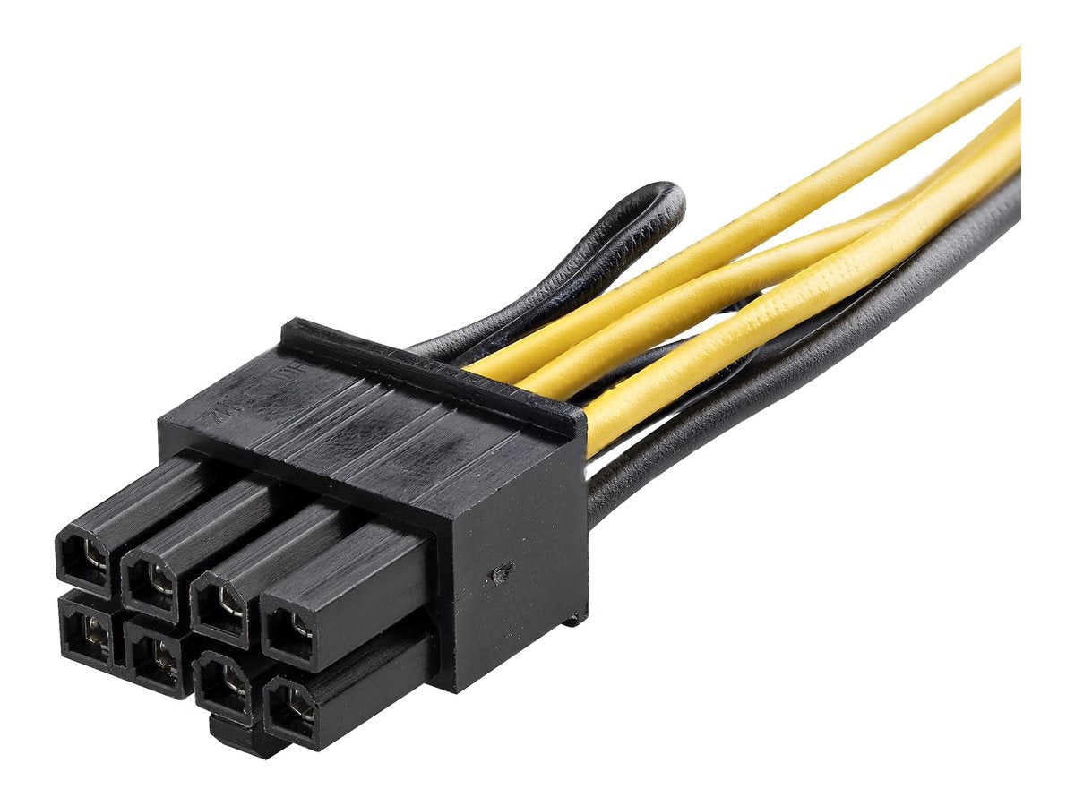 STARTECH.COM PCI Express 6 Pin auf 8 Pin Adapterkabel - Vorderansicht