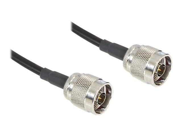 DELOCK HF N Stecker > N Stecker LMR195 low loss 1m - Vorderansicht
