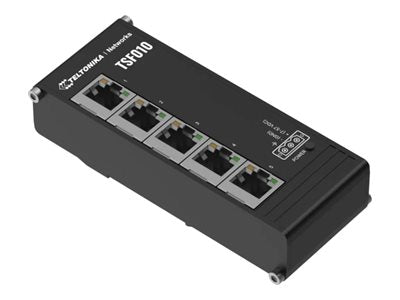 TELTONIKA NETWORKS TSF010 Flat Ethernet Switch - Vorderansicht