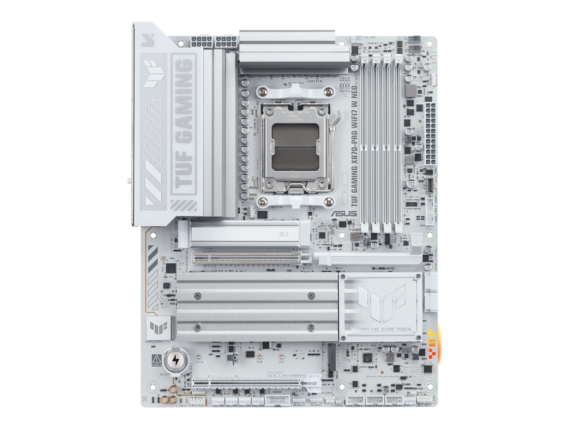 ASUS TUF GAMING X870-PRO WIFI7 W NEO Motherboard Vorderansicht