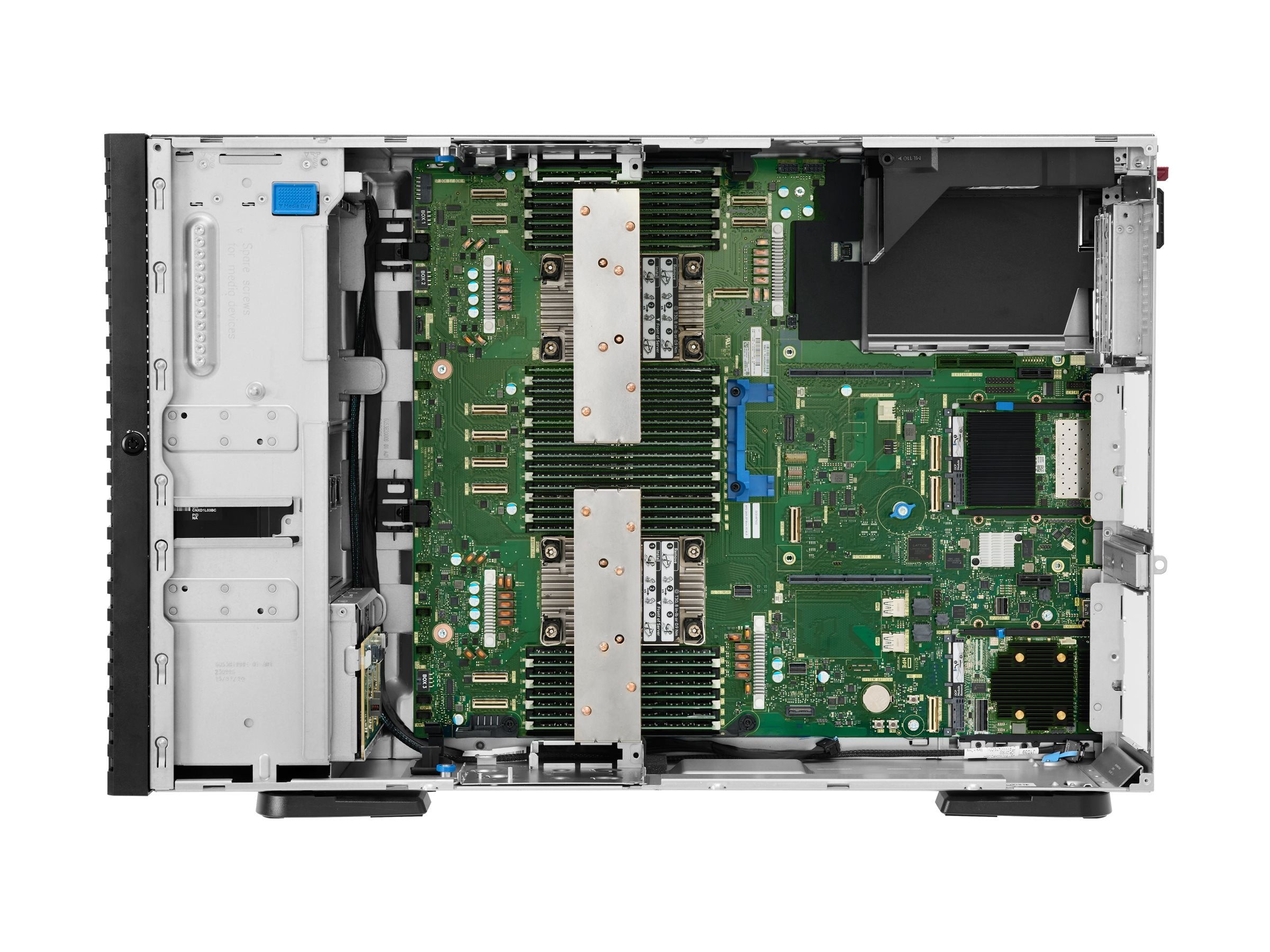 HPE ProLiant ML350 Gen12 Tower 6505P 12-Core 2.2GHz 1x64GB-R 8SFF Hot Plug MR408i-o 2x960GB SSD 2x1000W Server