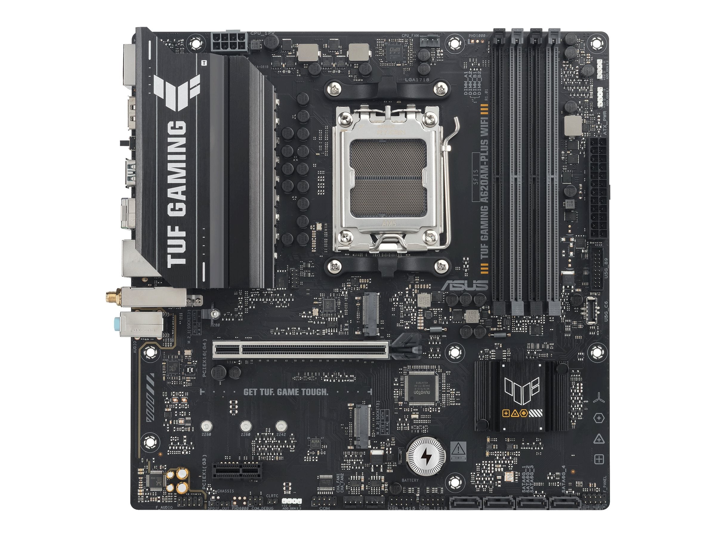 ASUS TUF GAMING A620AM-PLUS WIFI Motherboard Vorderansicht