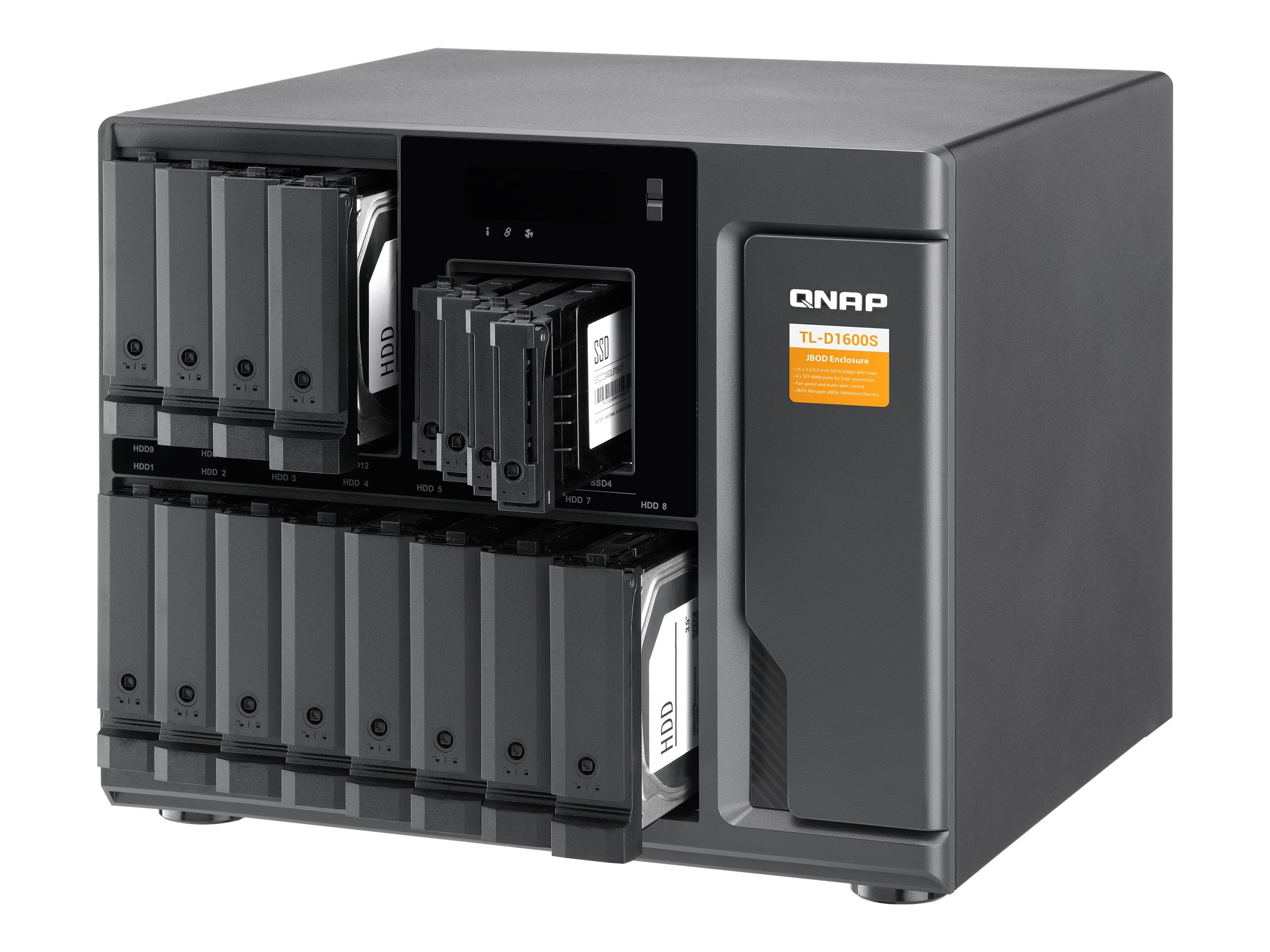 QNAP TL-D1600S Seitenansicht