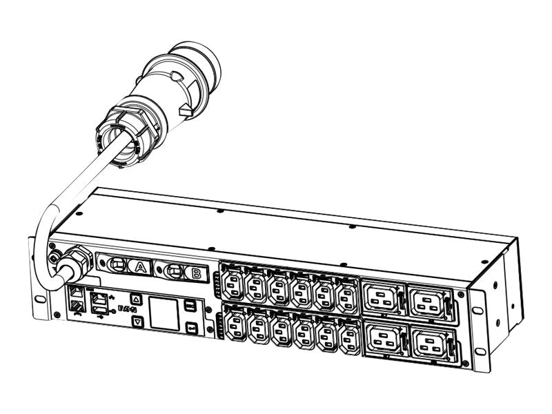 EATON ePDU Metered In IEC - 2U - 32A - Vorderansicht